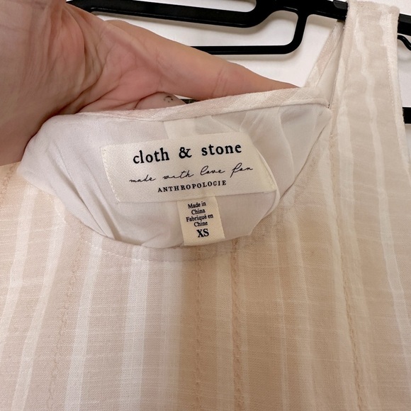 Anthropologie Cloth & Stone Bow Tied
Chambray Tunic Dress striped - Picture 11 of 11